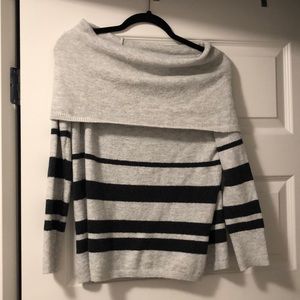 Cute loft sweater worn multiple ways